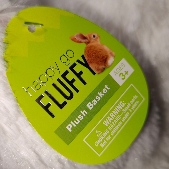 🍄Plush Long Hair Rabbit Bunny Rabbit Easter Basket Toy - Picture 7 of 9